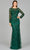 Lara Dresses 29050 - Beaded Lace Evening Dress Special Occasion Dress 2 / Green