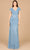 Lara Dresses 29073 - Beaded Cap Sleeve Evening Dress Special Occasion Dress 0 / Slate