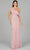 Lara Dresses 29084 - Draped One Shoulder Evening Dress Special Occasion Dress 2 / Dusty Rose