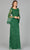 Lara Dresses 29088 - Bell Sleeve Evening Dress Special Occasion Dress 4 / Forest Green