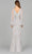 Lara Dresses 29095 - Beaded Cape Sleeve Evening Dress Special Occasion Dress