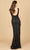 Lara Dresses 29099 - Cowl Back Glittered Evening Gown Evening Desses
