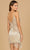 Lara Dresses 29106 - Beaded Fringe V-Neck Cocktail Dress Cocktail Dresses