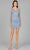 Lara Dresses 29110 - Long Sleeve V-Neck Cocktail Dress Special Occasion Dress 2 / Ink Blue