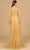 Lara Dresses 29115 - Flare Sleeve Embellished Gown Evening Dresses