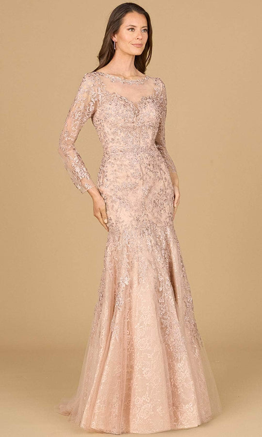 Lara Dresses 29130 - Long Sleeve Mermaid Evening Gown