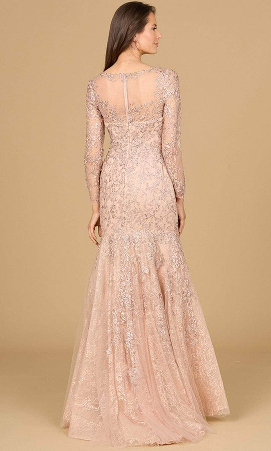 Lara Dresses 29130 - Long Sleeve Mermaid Evening Gown
