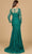 Lara Dresses 29131 - Long Sleeve Applique Evening Gown Evening Dresses