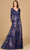 Lara Dresses 29132 - Lace A-Line Evening Gown Special Occasion Dress 0 / Navy