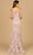 Lara Dresses 29136 - Floral Lace Mermaid Evening Gown Evening Dresses