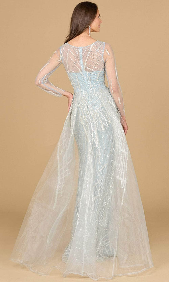 Lara Dresses 29146 - Jewel Geometric Beaded Evening Gown