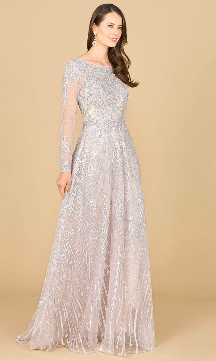 Lara Dresses 29154 - Illusion Lace Embroidered Gown Formal Gowns
