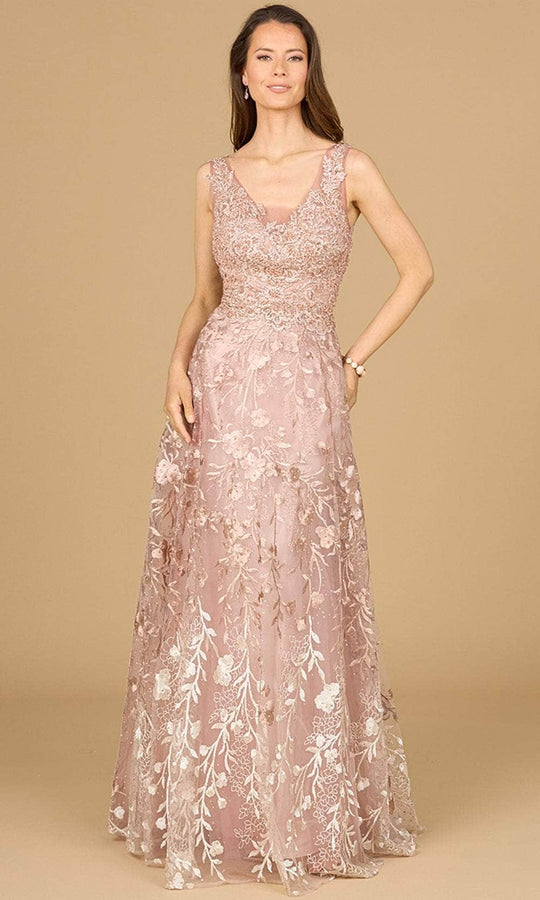 Lara Dresses 29155 - Ombre Lace Evening Gown