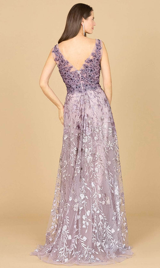 Lara Dresses 29155 - Ombre Lace Evening Gown