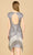 Lara Dresses 29171 - V-Neck Beaded Fringe Cocktail Dress Cocktail Dresses