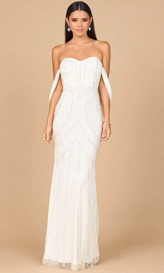 Lara Dresses 51198 - Strapless Beaded Wedding Gown