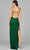 Lara Dresses 9957 - Beaded V-Neck Prom Dress with Fringes Special Occasion Dress