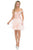 Lenovia 8130 - Off Shoulder Ruffled Cocktail Dress Cocktail Dresses XL / Ivory