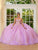 Lizluo Fiesta 56514 - 3D Floral Applique Strapless Ballgown Special Occasion Dress