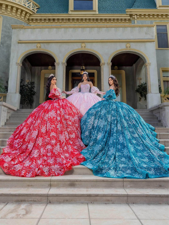Lizluo Quince 26084 - Beaded Embroidered Strapless Ballgown