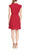 London Times T6446M - Ruffle Short Sleeve Elastic Detail Cocktail Dress Cocktail Dresses