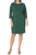 London Times T6566M - Quarter Sleeve Sheath Dress Special Occasion Dress