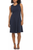 London Times T6949M - Asymmetrical Detail Dress Special Occasion Dress