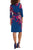 London Times T7062M - Floral Print Sheath Dress Special Occasion Dress