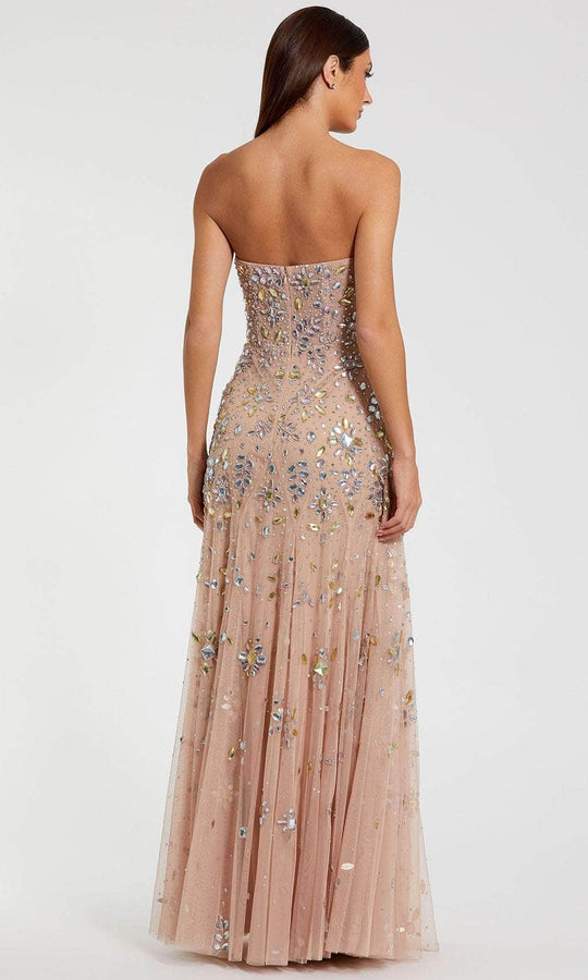 Mac Duggal 10100 - Embellished Mesh Gown with Crystals