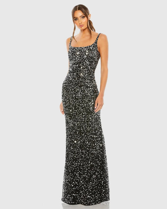 Mac Duggal - 10705 Sequined Prom Dress