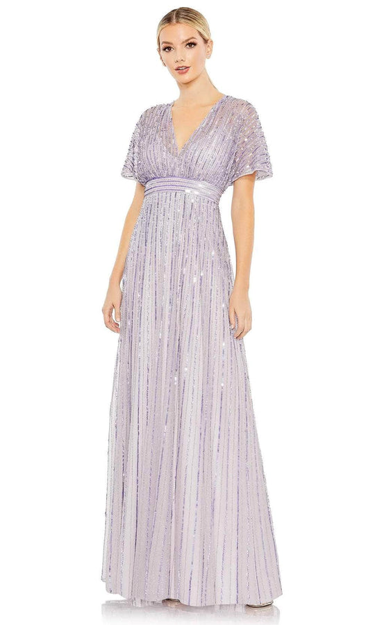 Mac Duggal 10868 - Sequin Detailed Evening Dress