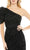 Mac Duggal 10912 - Puff Sleeves Bead Embellished Long Dress Prom Dresses