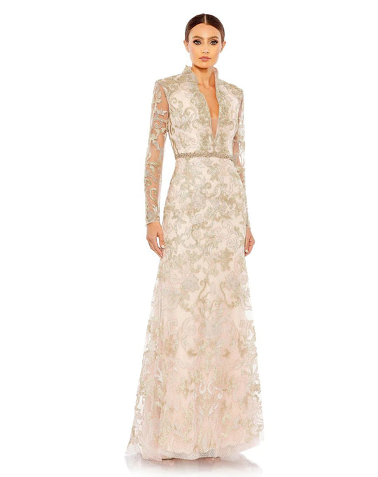 Mac Duggal - 11165 Beaded Trumpet Mother of the Bride Gown