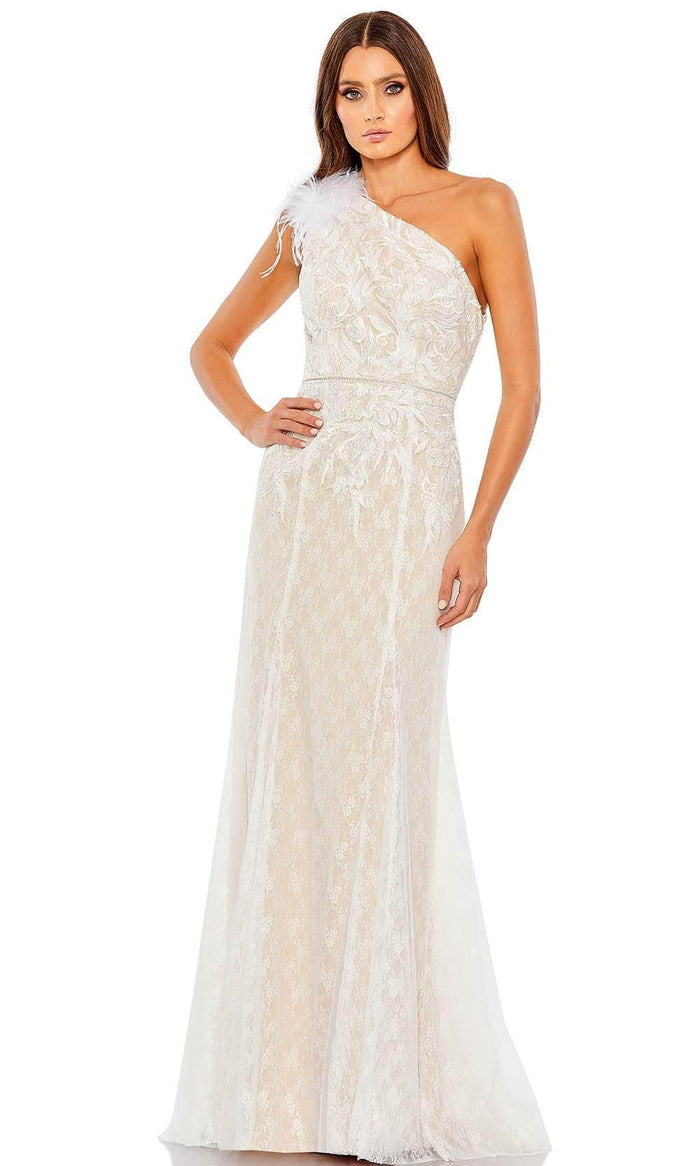 Mac Duggal 11317 - Lace Evening Gown Evening Dresses 0 / Ivory