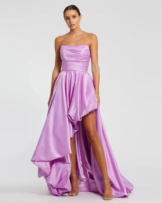Mac Duggal 11685 - Strapless Satin Prom Gown