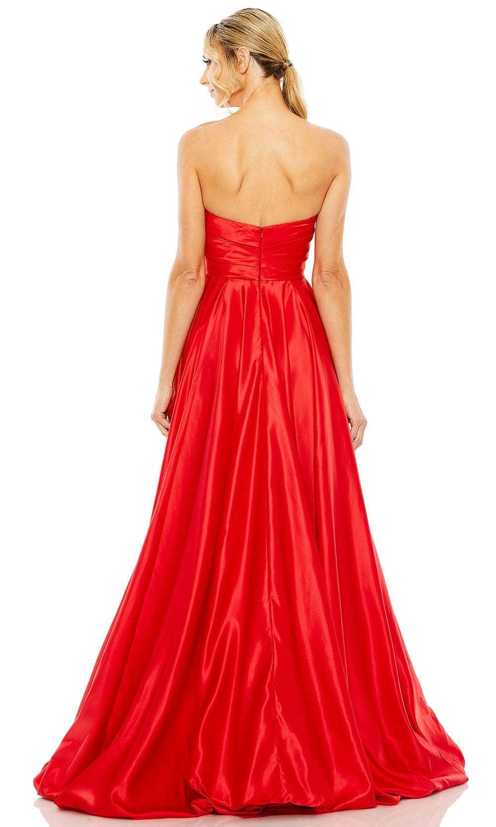 Mac Duggal 11685 - Strapless Satin Prom Gown – Couture Candy