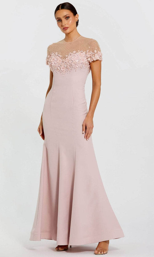 Mac Duggal 11867 - Illusion Neckline Mermaid Gown