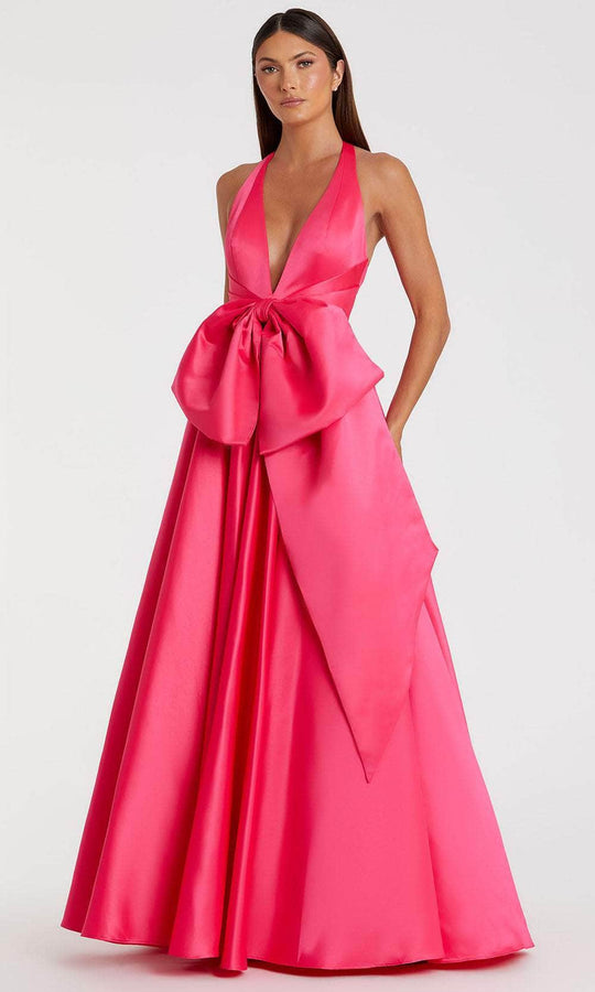 Mac Duggal 11890 - Satin Ballgown with Bow