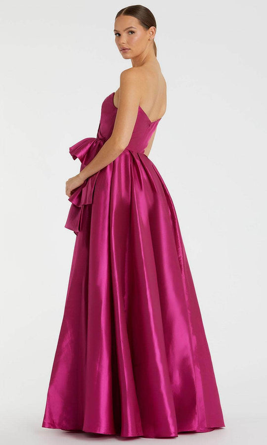 Mac Duggal 11892 - Strapless Satin Gown with Slit