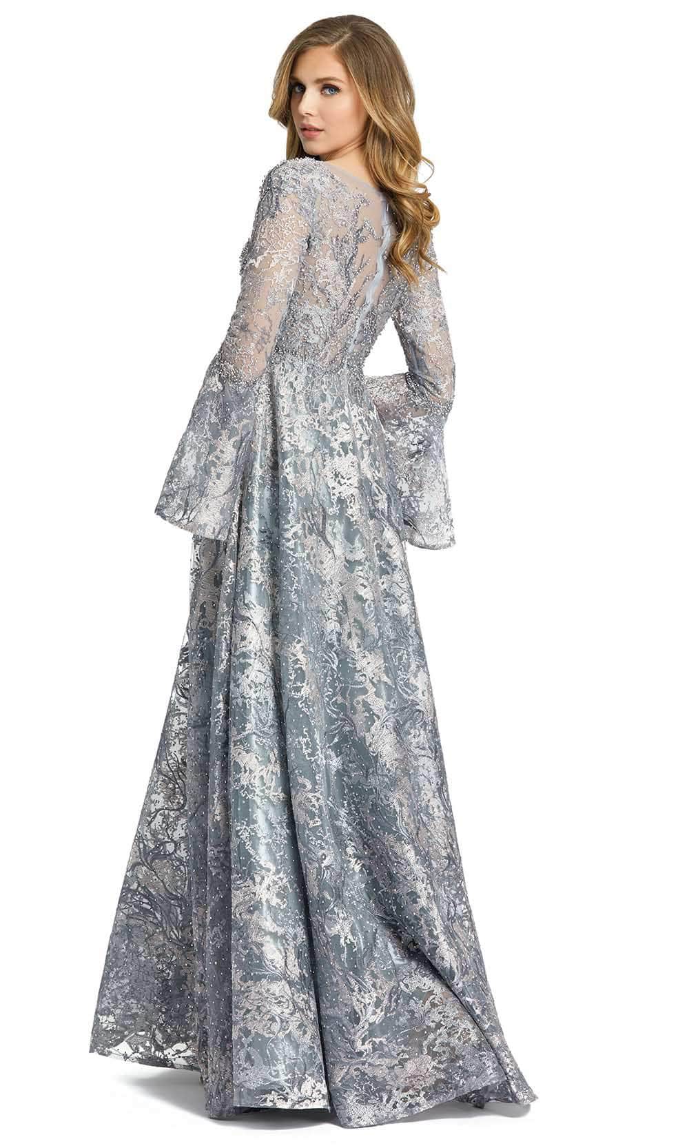 Mac Duggal 20258 - Embellished Bell Sleeve Evening Gown – Couture Candy
