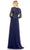 Mac Duggal 20388 - Embroidered Long Sleeve Formal Dress Special Occasion Dress
