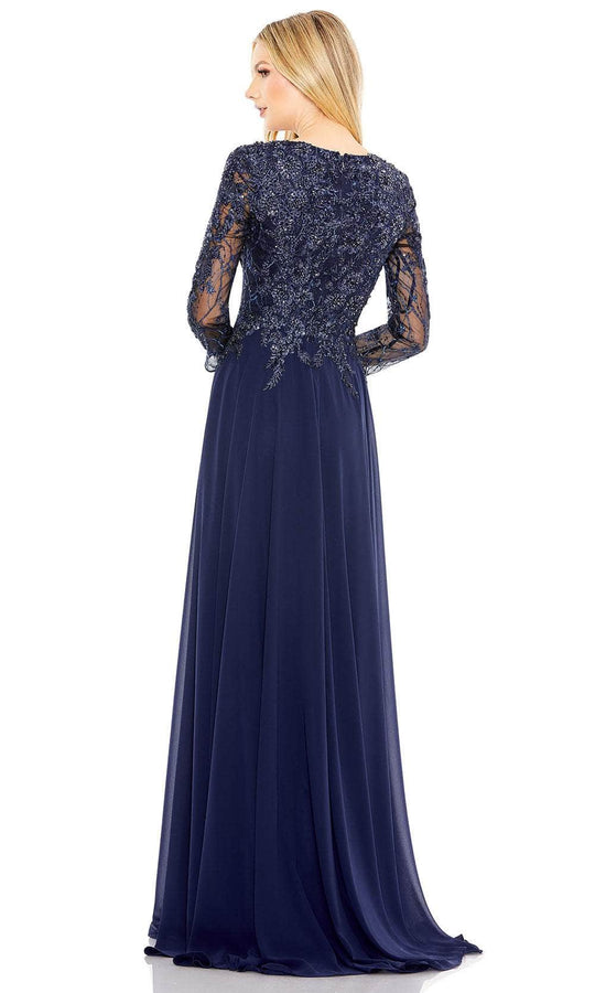 Mac Duggal 20388 - Embroidered Long Sleeve Formal Dress