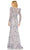 Mac Duggal 20425 - Embellished V-Neckline Long Sleeve Evening Dress Mother of the Bride Dresses