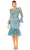 Mac Duggal 20431 - Embellished Trumpet Formal Dress Special Occasion Dress 2 / Ocean Blue