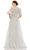 Mac Duggal 20445 - Puff Sleeve Lace Evening Gown Special Occasion Dress