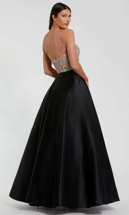 Mac Duggal 20701 - Strapless Rhinestone Embellished Ballgown