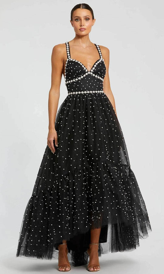 Mac Duggal 20747 - Sleeveless Pearl Beaded Ballgown