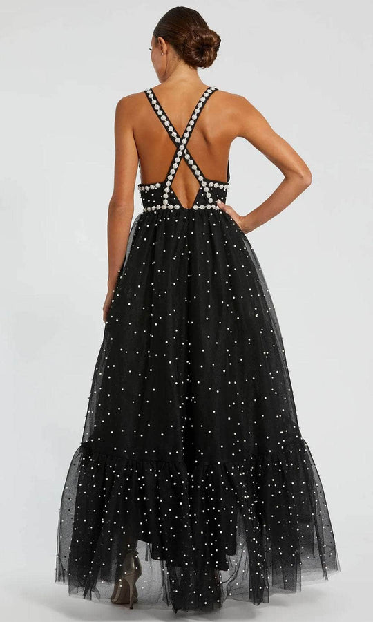 Mac Duggal 20747 - Sleeveless Pearl Beaded Ballgown
