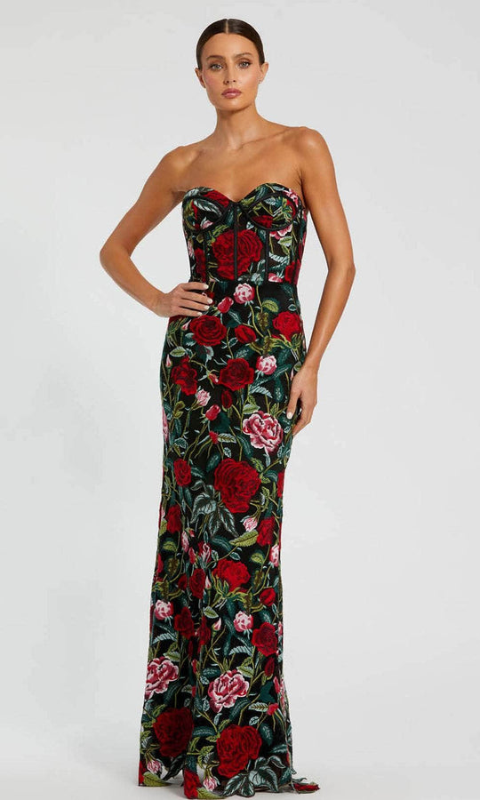 Mac Duggal 20757 - Floral Sheath Evening Dress
