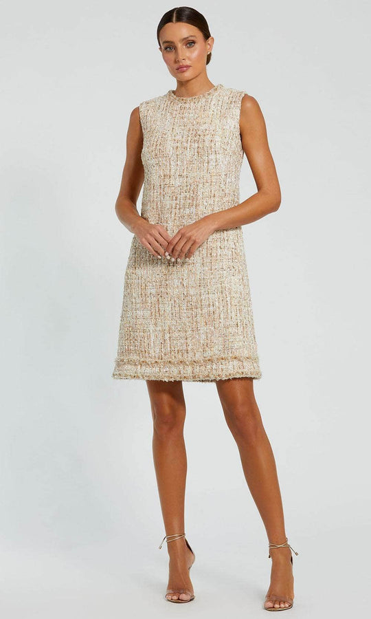 Mac Duggal 20795 - Embroidered Tulle Trumpet Gown